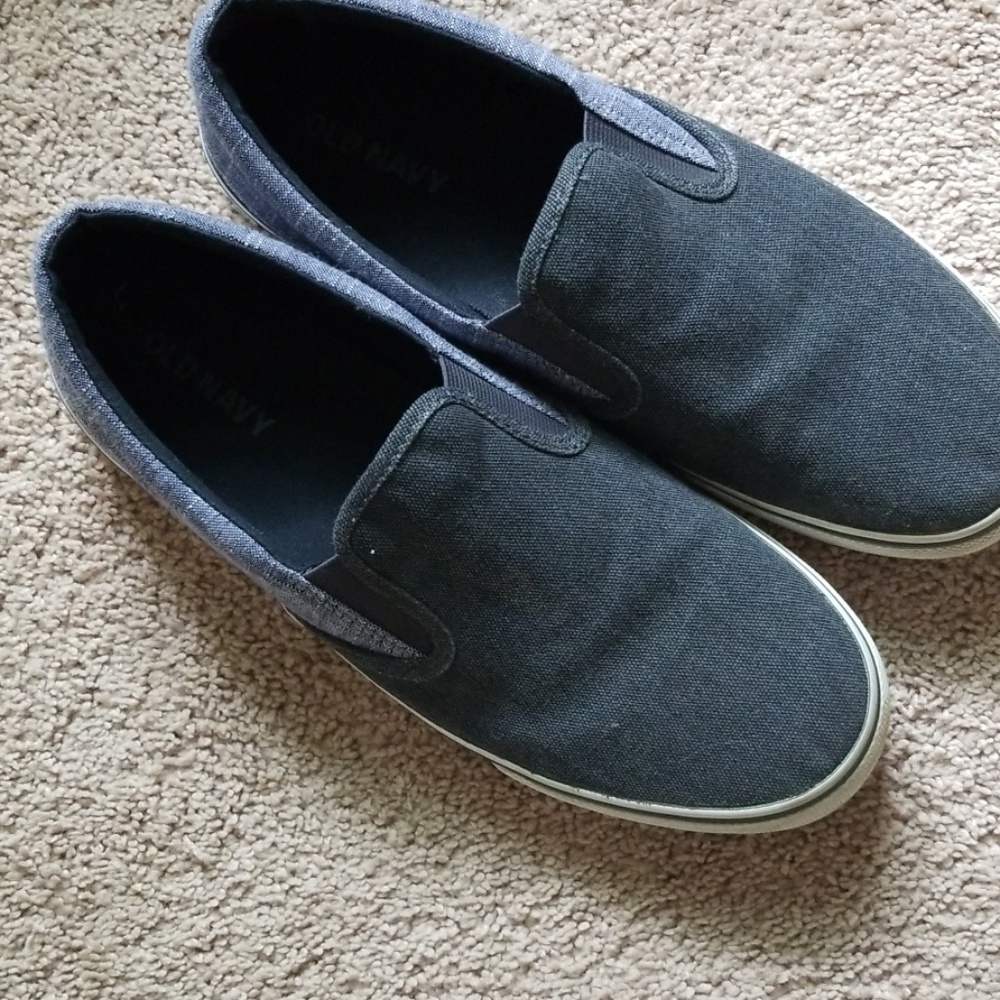 Denim slip on shoes